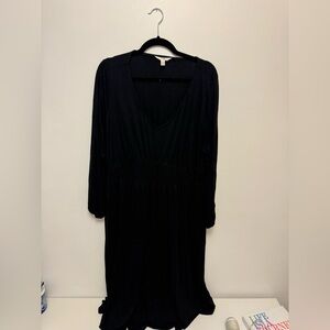 Terra & Sky Black Long Sleeve Dress